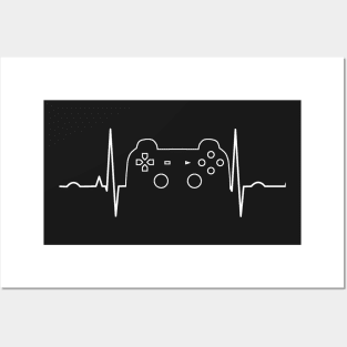 Gamer Heartbeat Posters and Art